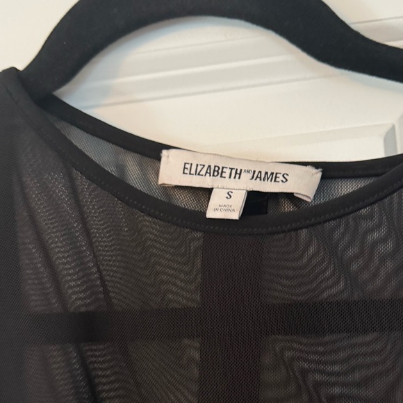 Elizabeth & James - Black
Mesh Trim Dress - Picture 4 of 7